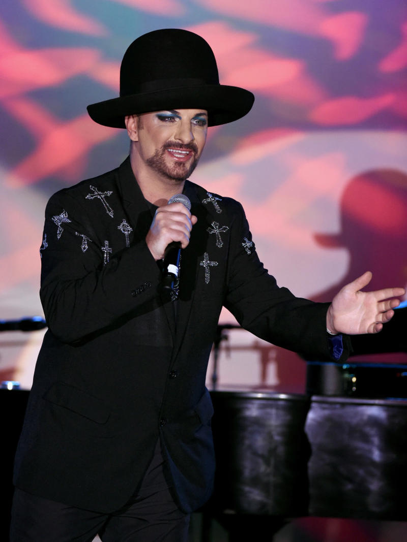 Boy George Brad Pitt, Justin Bieber, The 1975, Lady Gaga, Joe Biden, Morgan Freeman, and Mark Zuckerberg, Chris Brown, Selena Gomez, The Beatles, Tyler, The Creator, Harrison Ford, Jon Bon Jovi, Alec Baldwin, Miley Cyrus, Katy Perry, Martin Scorsese, Sacha Baron Cohen, Boy George, Martha Stewart, Mike Tyson, Paris Hilton, Russell Brand, Snoop Dogg, Elton John, Lily Allen, Christian Slater, Busta Rhymes