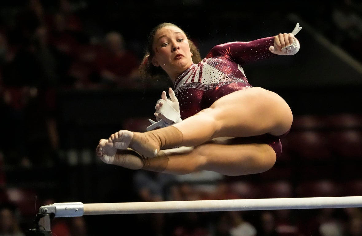 Dazzling photos from Sunday's NCAA Gymnastics Tuscaloosa Regional