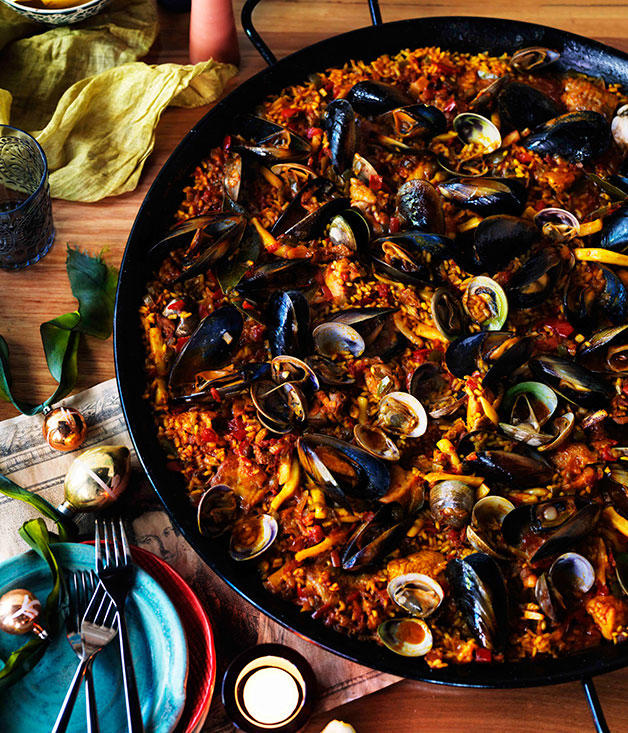 Best calamari recipes for autumn entertaining,          Grilled squid with rouille and chilli      ,          Sean Moran’s calamari fried in its ink with chilli aïoli      ,          Jicama and green mango salad with grilled calamari      ,          Grilled calamari with herbs and crisp shallots      ,          Frank Camorra’s calamari cooked in olive oil with spiced beetroot salad      ,          A short history of brodetto, and a recipe too      ,          Chilli squid-ink spaghetti      ,          Tony Tan’s three-cup calamari      ,          Spiced squid with sweet and sour mango sauce      ,          Squid, chorizo, spelt, blood orange and black garlic      ,          Squid with fennel and artichokes      ,          David Thompson’s deep-fried squid with garlic and peppercorns      ,          Grilled squid (Pla meuk yang)      ,          Raes on Wategos’s calamari and zucchini skewers with ‘nduja vinaigrette      ,          Salad of grilled baby calamari, radicchio and potatoes      ,          Alpha’s calamari with fava, barley rusks, capers and rocket      ,          Morcilla-stuffed squid with lentils and saffron alioli      ,          Phil Wood’s kipfler potato and calamari Greek salad      ,          Braised beans with chorizo and calamari      ,          Fried squid and potato with chilli and garlic      ,          Arroz negro (Squid with rice cooked in squid ink)      ,          Tagliolini al nero di seppia con calamari (Squid-ink tagliolini with calamari)      ,          Squid with roast tomato dressing, Sicilian olives and garlic crumbs      ,          Lau’s Family Kitchen’s calamari with shrimp sauce      ,          Taglierini with squid, garlic and chilli      ,          Bar Saracen’s hummus bi calamari      