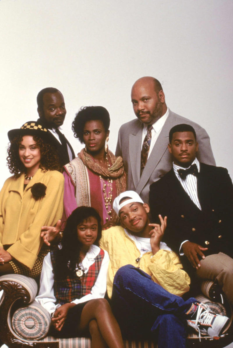 'The Fresh Prince of Bel-Air' 'The Fresh Prince of Bel-Air', 'Beverly Hills, 90210', 'Seinfeld', 'Friends', 'Sabrina the Teenage Witch', 'Everybody Loves Raymond', 'Charmed', 'Xena: Warrior Princess', 'Felicity', 'Frasier', 'Blossom', 'Sister, Sister', 'Freaks and Geeks', 'Party of Five', '3rd Rock from the Sun'