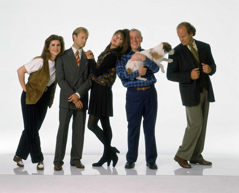 'Frasier' 'The Fresh Prince of Bel-Air', 'Beverly Hills, 90210', 'Seinfeld', 'Friends', 'Sabrina the Teenage Witch', 'Everybody Loves Raymond', 'Charmed', 'Xena: Warrior Princess', 'Felicity', 'Frasier', 'Blossom', 'Sister, Sister', 'Freaks and Geeks', 'Party of Five', '3rd Rock from the Sun'