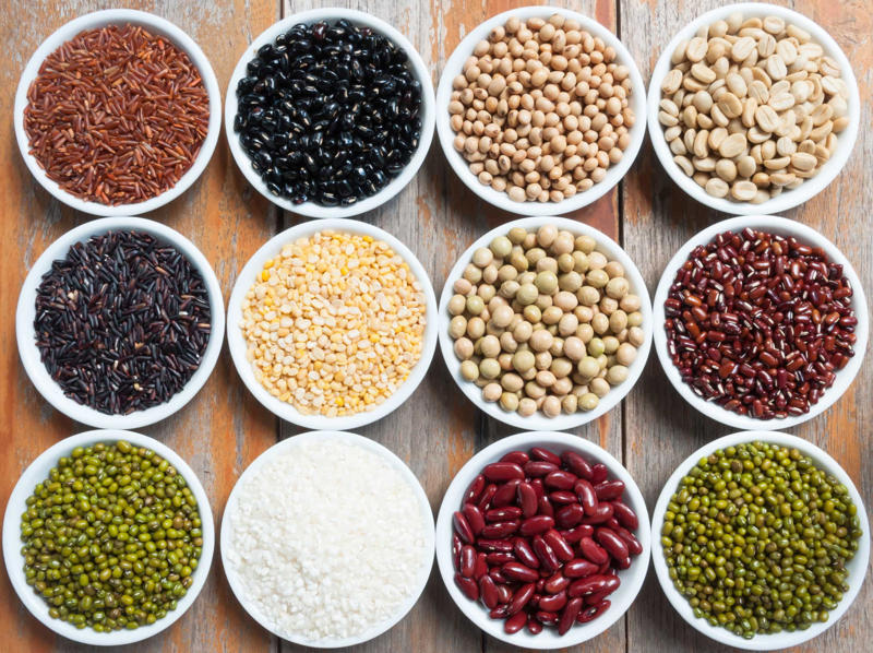 High-fiber foods: legumes High-fiber foods: legumes, High-fiber foods: fruits and vegetables, Probiotic foods: yogurt, Probiotic foods: miso, What about pickles?, Prebiotic foods, Prebiotic foods: asparagus, Synbiotic foods: yogurt and berries, Synbiotic foods: stir fry, Anti-inflammatory foods: walnuts, Polyphenols, Polyphenols: olive oil, Variation, What to avoid: refined sugars, What to avoid: processed foods