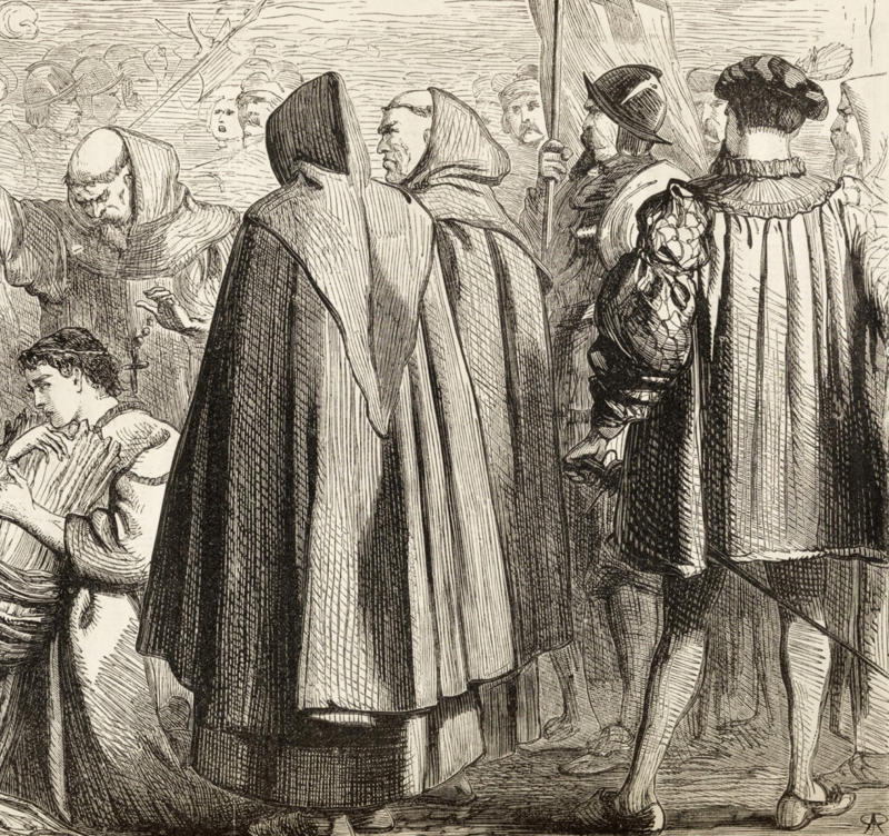 Heretics as threats A princess, Short engagement, A destructive divorce, Support from nobility, A quest for religious unity, Political association, Heretics as threats, Religious intolerance, Numbers in perspective, Phantom pregnancy, Destructive rumors, Propaganda’s power, Calculated contrasts, Quick demise, The stubborn trailblazer