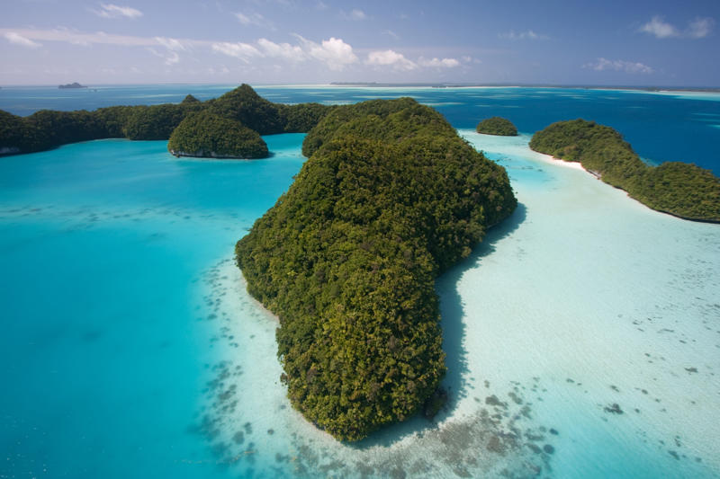 Palau, Oceania Philippines, Vanuatu, Oceania, The Bahamas, Palau, Oceania, Tierra del Fuego, Argentina, Maldives, Bora Bora, French Polynesia, Svalbard, Norway, Phi Phi Islands, Thailand, Fiji, Oceania, Kerguelen Islands, French territory, Hawaii, USA, New Caledonia, French territory, Langkawi, Malaysia, New Zealand, Oceania, Aleutian Islands, USA/Russia, Azores, Portugal, Bermuda, British territory, Florida Keys, USA, Aegean Islands, Greece/Turkey, Cape Verde, Bazaruto, Mozambique, Virgin Islands, British/US territory, Galapagos Islands, Ecuador, Balearic Islands, Spain, Isles of Scilly, England, Frisian Islands, Netherlands/Germany/Denmark