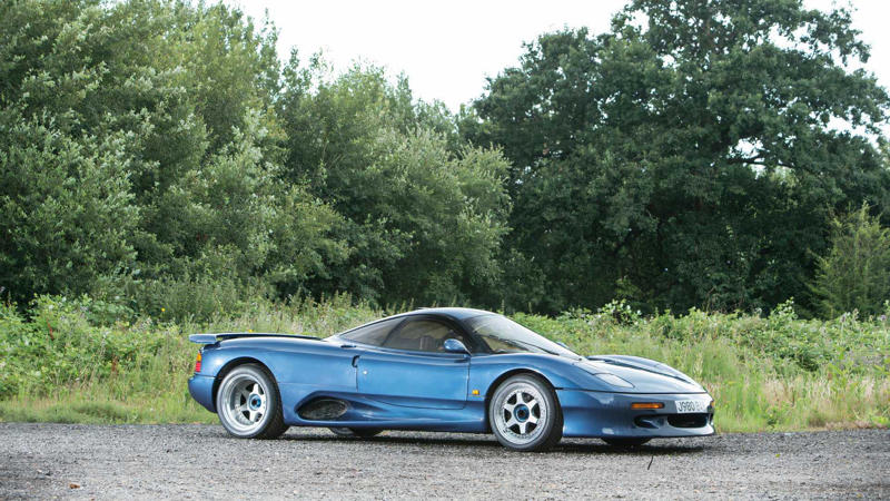             Vector W8 Twin Turbo        ,             Cizeta-Moroder V16T        ,             Jaguar XJR-15        ,             Bugatti EB110        ,             Schuppan 962CR        