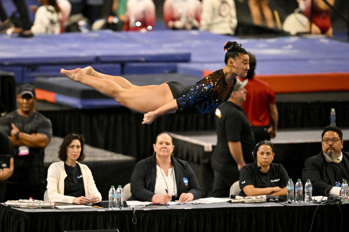 Incredible photos from the 2025 NCAA gymnastics championship tournament