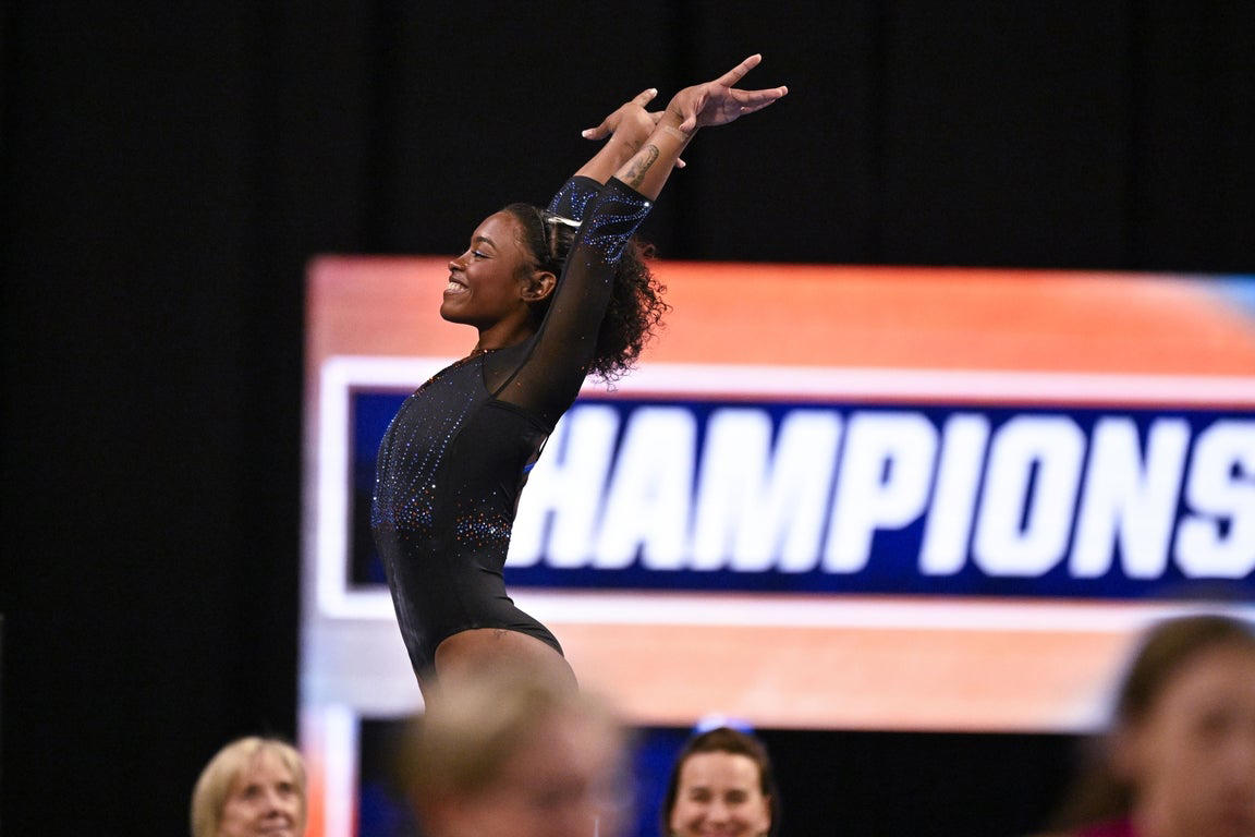 Incredible photos from the 2025 NCAA gymnastics championship tournament