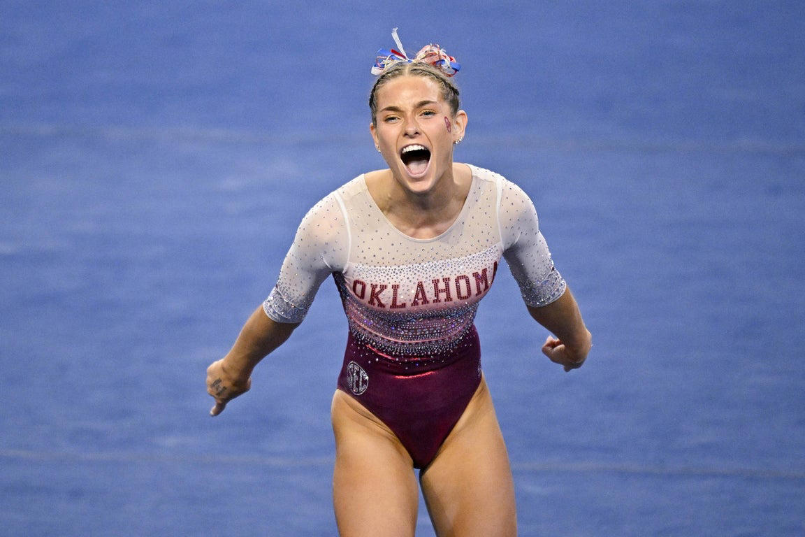 Incredible photos from the 2025 NCAA gymnastics championship tournament