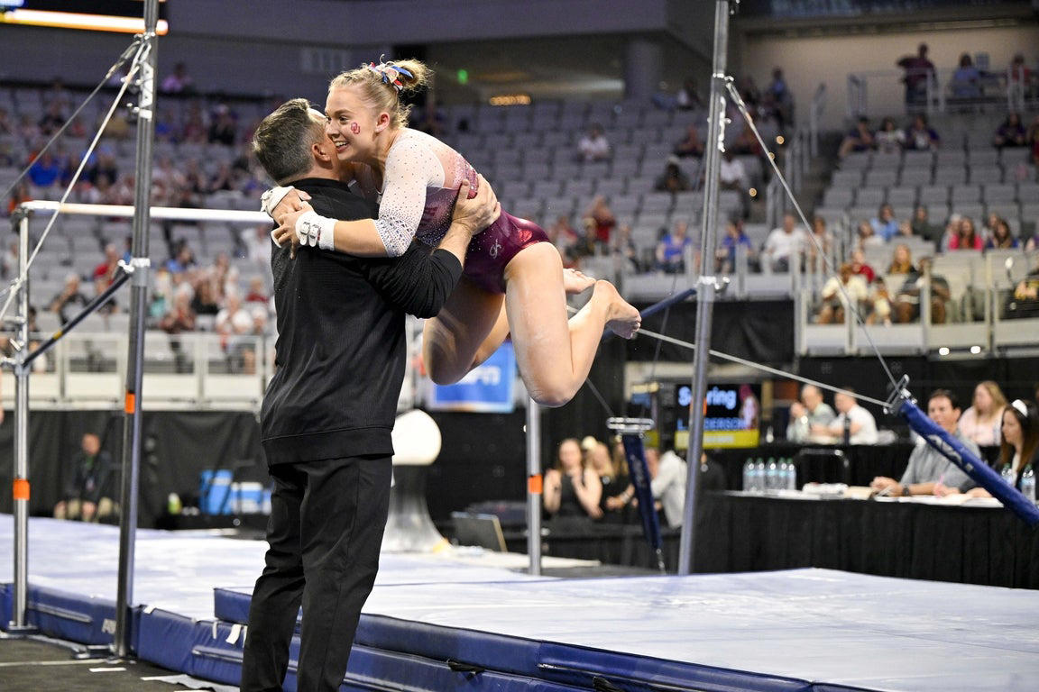 Incredible photos from the 2025 NCAA gymnastics championship tournament