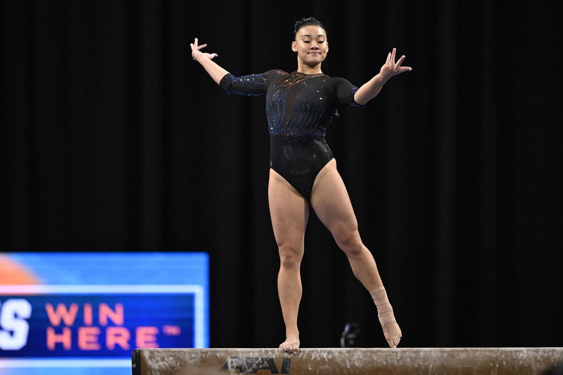 Incredible photos from the 2025 NCAA gymnastics championship tournament