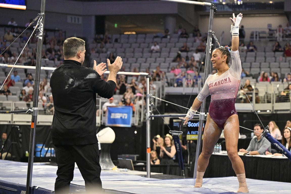 Incredible photos from the 2025 NCAA gymnastics championship tournament