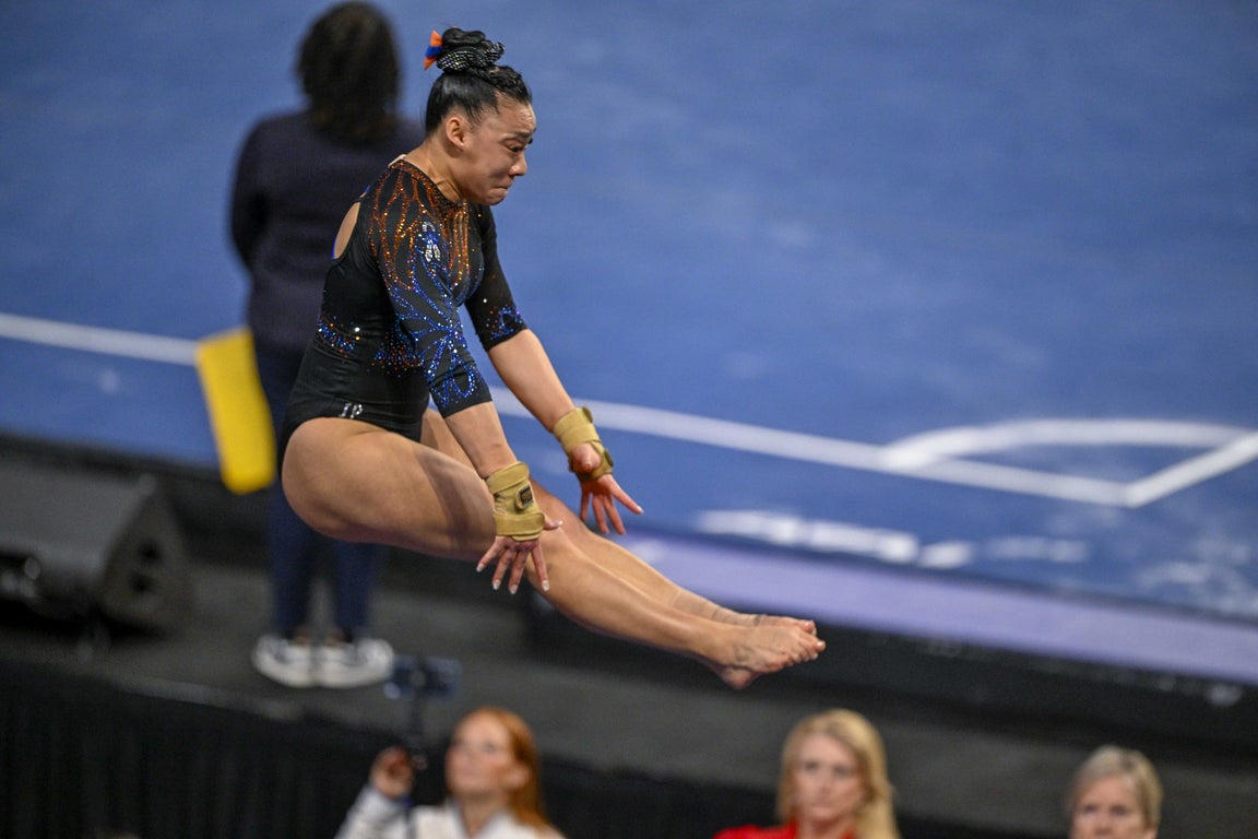Incredible photos from the 2025 NCAA gymnastics championship tournament
