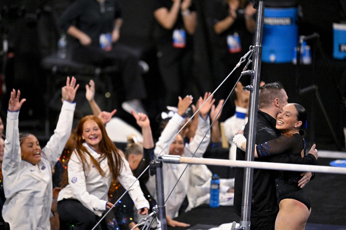 Incredible photos from the 2025 NCAA gymnastics championship tournament