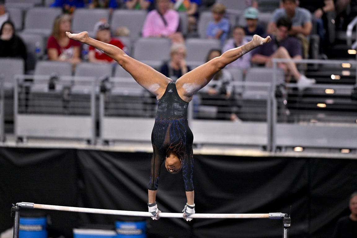 Incredible photos from the 2025 NCAA gymnastics championship tournament