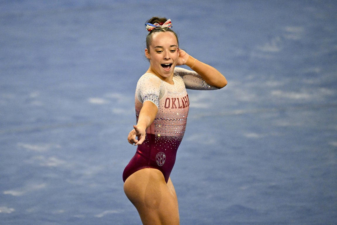 Incredible photos from the 2025 NCAA gymnastics championship tournament