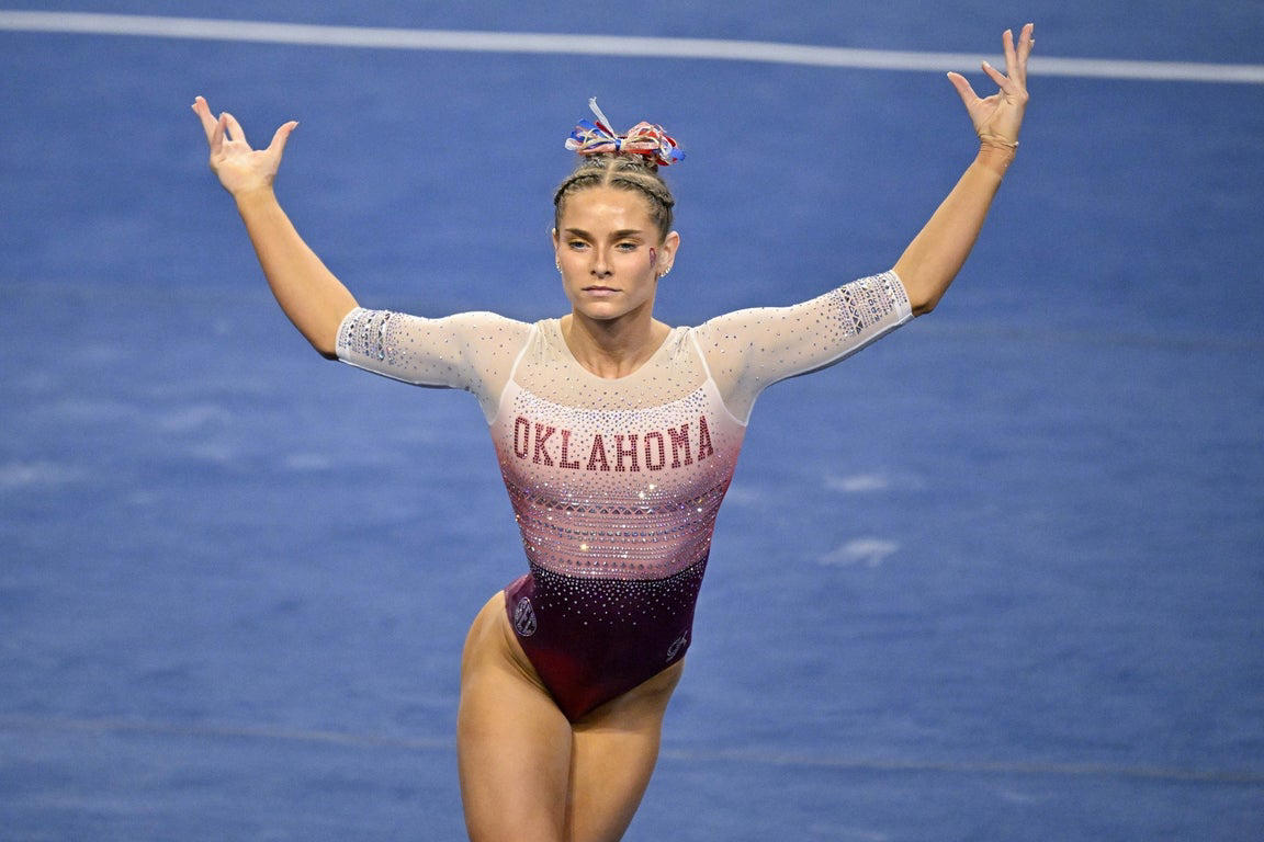 Incredible photos from the 2025 NCAA gymnastics championship tournament