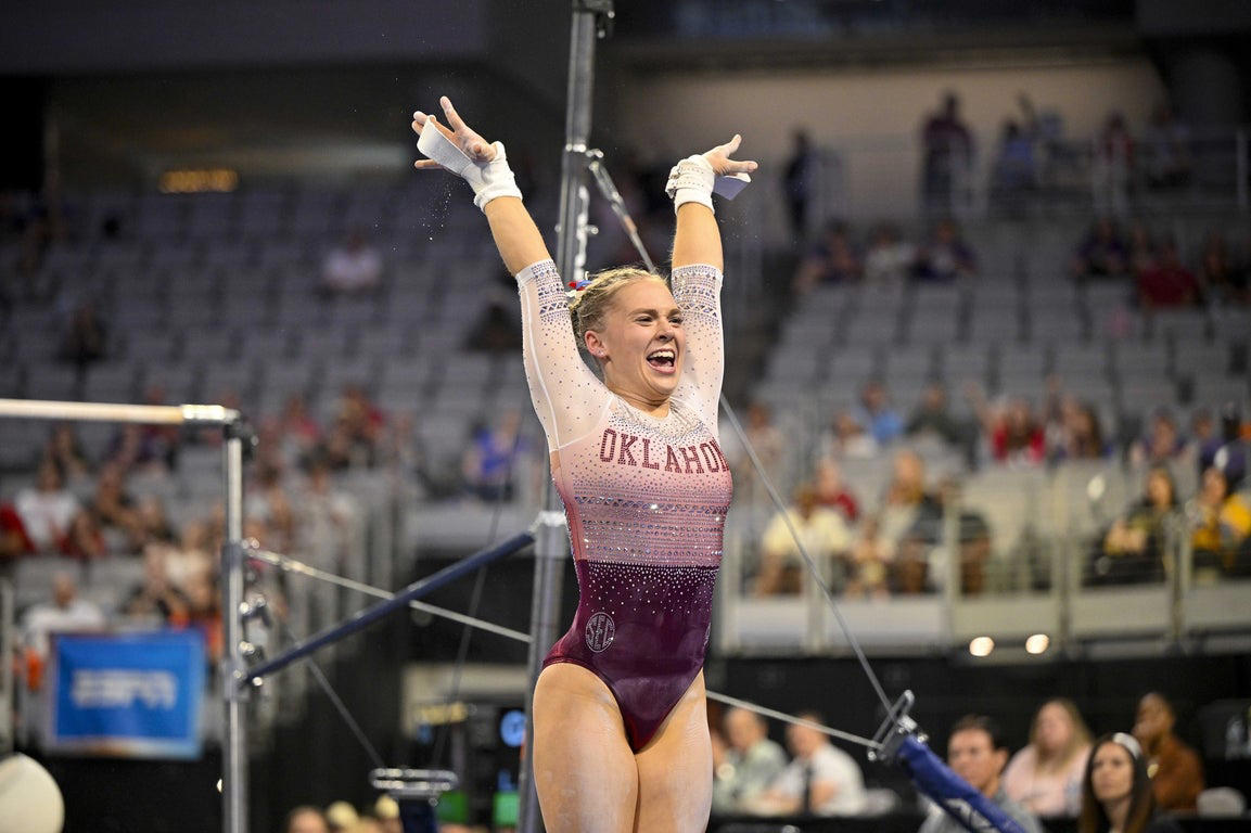 Incredible photos from the 2025 NCAA gymnastics championship tournament