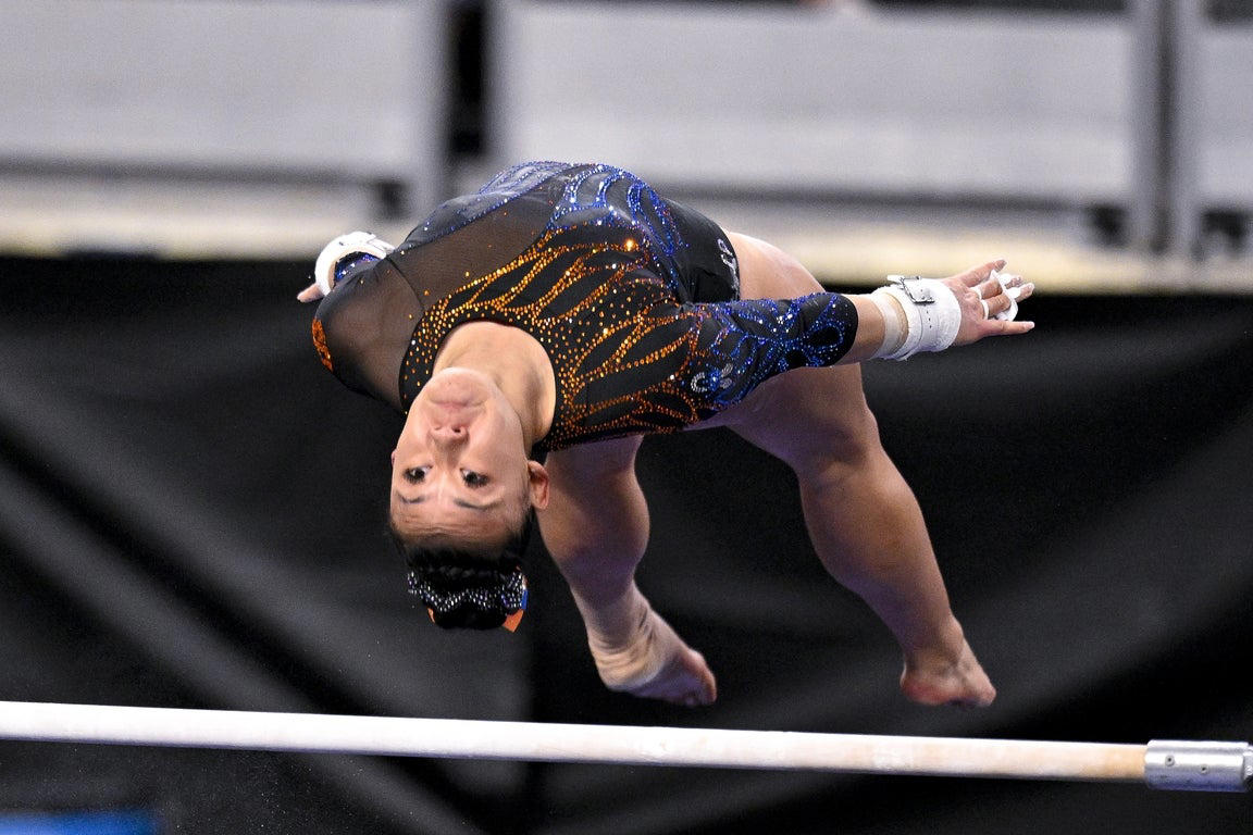 Incredible photos from the 2025 NCAA gymnastics championship tournament