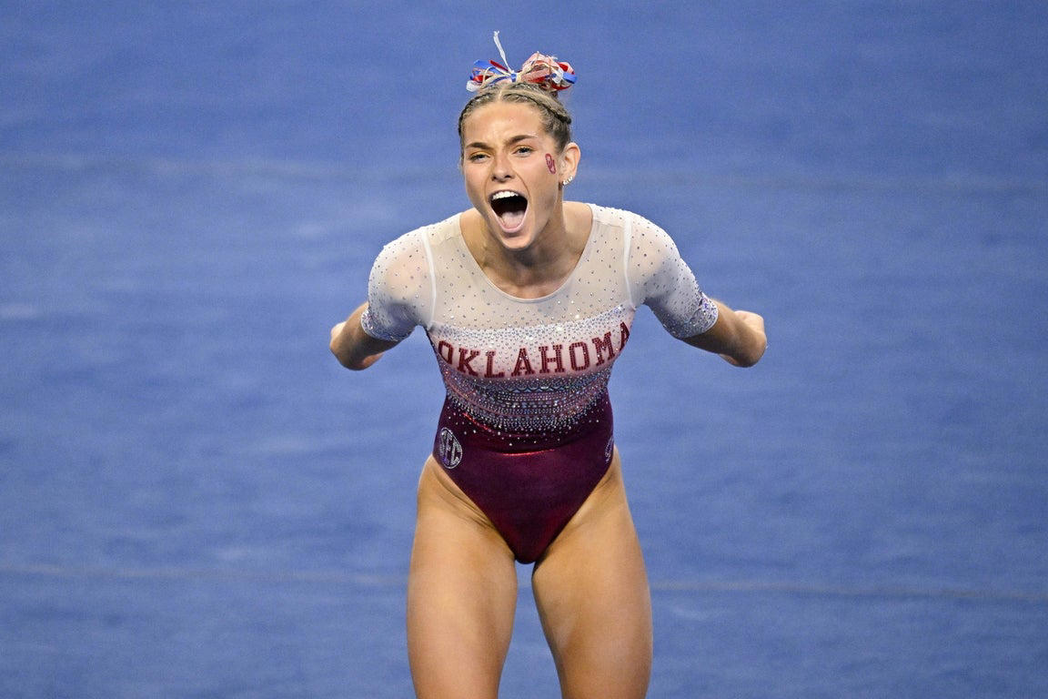 Incredible photos from the 2025 NCAA gymnastics championship tournament