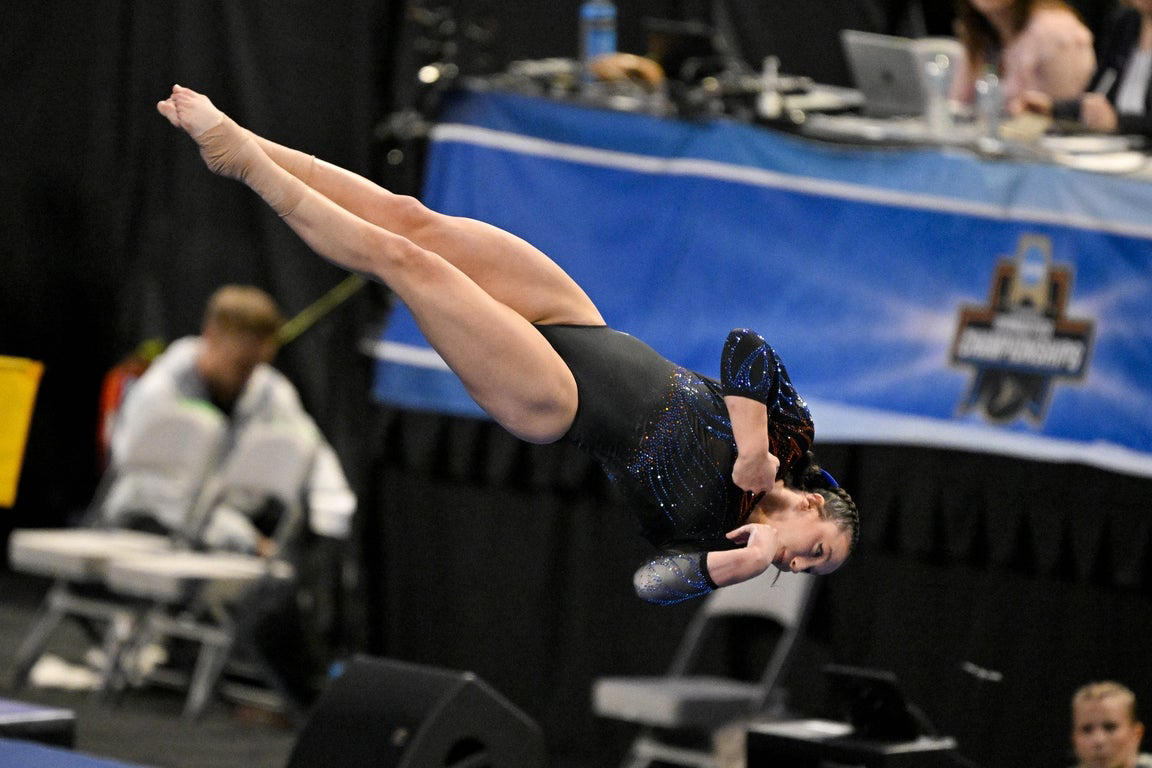 Incredible photos from the 2025 NCAA gymnastics championship tournament