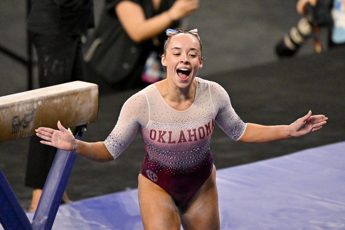 Incredible photos from the 2025 NCAA gymnastics championship tournament