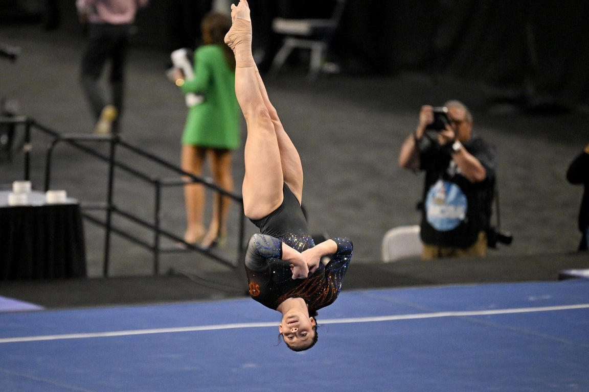 Incredible photos from the 2025 NCAA gymnastics championship tournament