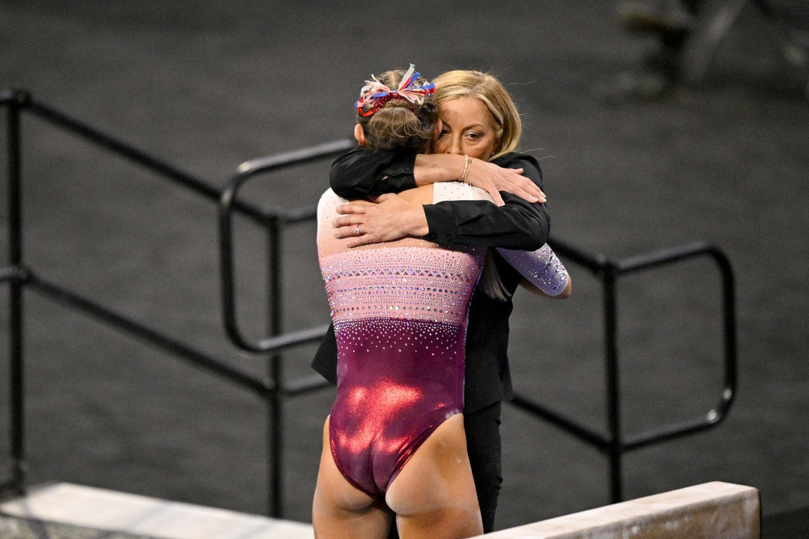 Incredible photos from the 2025 NCAA gymnastics championship tournament