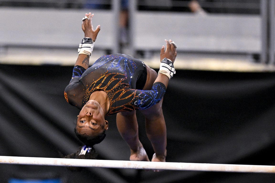 Incredible photos from the 2025 NCAA gymnastics championship tournament
