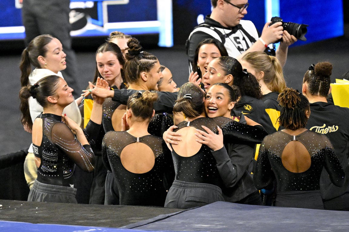 Incredible photos from the 2025 NCAA gymnastics championship tournament