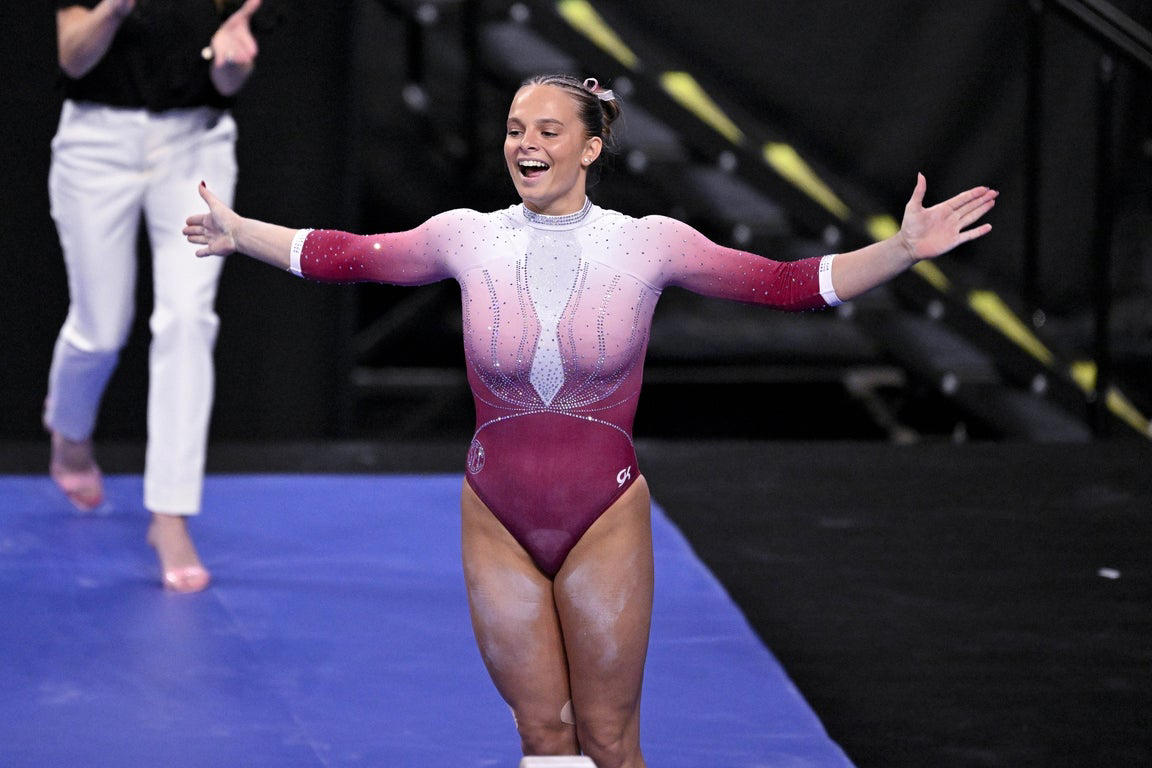 Incredible photos from the 2025 NCAA gymnastics championship tournament