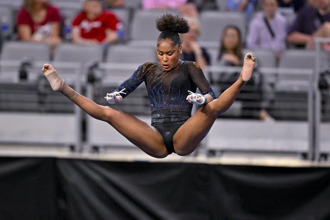 Incredible photos from the 2025 NCAA gymnastics championship tournament