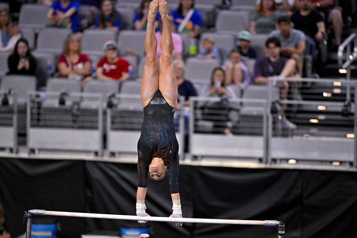 Incredible photos from the 2025 NCAA gymnastics championship tournament