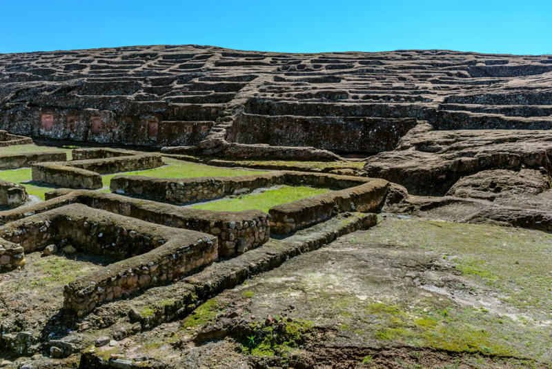 City of Quito, Ecuador, Historic Center of the City of Arequipa, Peru, Cartagena Historic Monuments, Colombia, Historic Inner City of Paramaribo, Suriname, Brasília, Brazil, Sewell Mining Town, Chile, Spiritual and Political Center of the Tiwanaku Culture, Bolivia, Historic Center of Olinda, Brazil, Los Glaciares National Park, Argentina, Iguaçu National Park, Brazil, City of Cuzco, Peru, Fray Bentos Cultural-Industrial Landscape, Uruguay, City of Potosí, Bolivia, Peninsula Valdés, Argentina, Ciudad Universitaria de Caracas, Venezuela, Historic Quarter of Colonia de Sacramento, Uruguay, São Francisco Square in São Cristóvão, Brazil, Historic Center of Salvador de Bahia, Brazil, Atlantic Forest South-East Reserves, Brazil, Historic Center of São Luís, Brazil, Sanctuary of Bom Jesus do Congonhas, Brazil, Cerrado Protected Areas, Brazil, Malpelo Fauna and Flora Sanctuary, Colombia, Canaima National Park, Venezuela, Valongo Wharf Archaeological Site, Brazil, Fuerte de Samaipata, Bolivia, National Archaeological Park of Tierradentro, Colombia, Jesuit Missions of Chiquitos, Bolivia, Lines and Geoglyphs of Nazca and Pampas de Jumana, Peru, Paraty and Ilha Grande - Culture and Biodiversity, Brazil, San Agustin Archaeological Park, Colombia, Historic Center of Diamantina, Brazil, Historic Center of Goiás, Brazil, Pampulha Modern Ensemble, Brazil, Los Alerces National Park, Argentina, Central Amazon Conservation Complex, Brazil, Historic Quarter of Valparaíso, Chile, Noel Kempff Mercado National Park, Bolivia, Rio Abiseo National Park, Peru, Chiribiquete National Park, Colombia, Los Katios National Park, Colombia