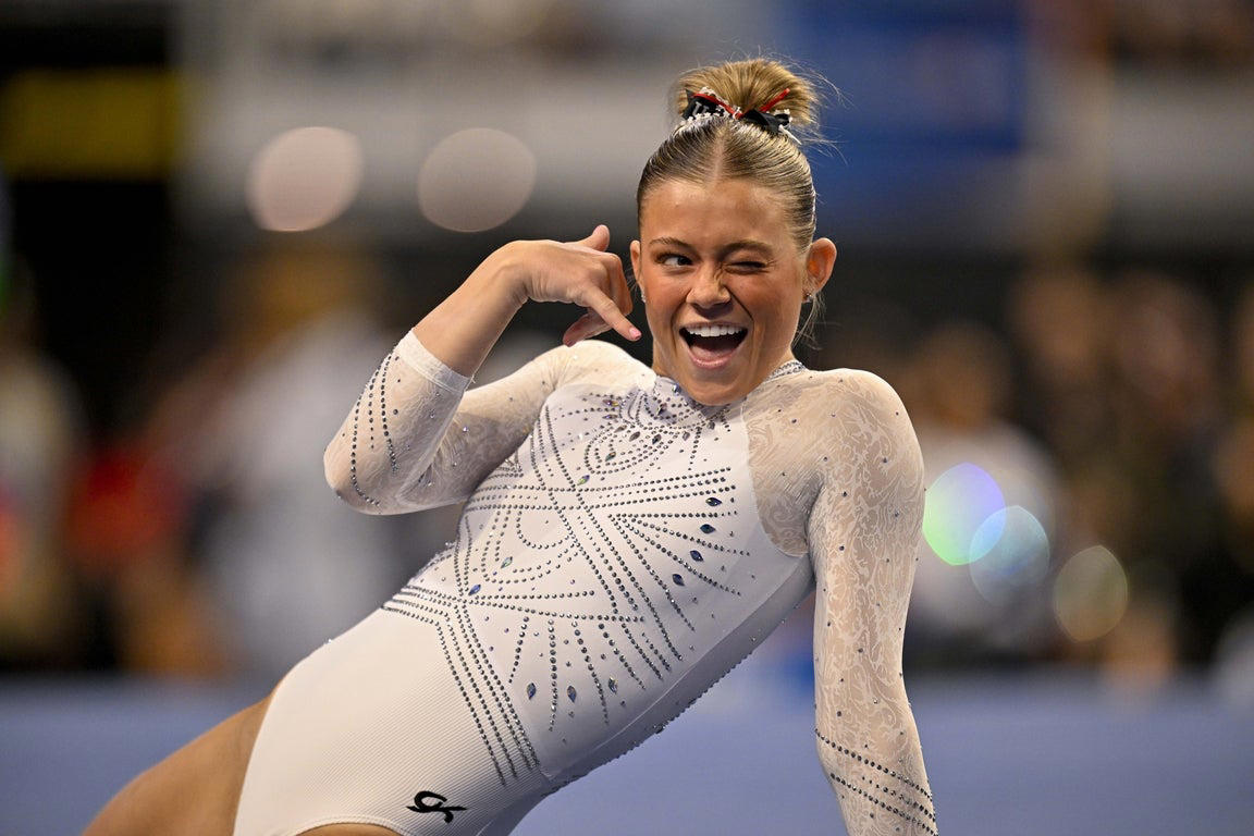 Incredible photos from the 2025 NCAA gymnastics championship tournament