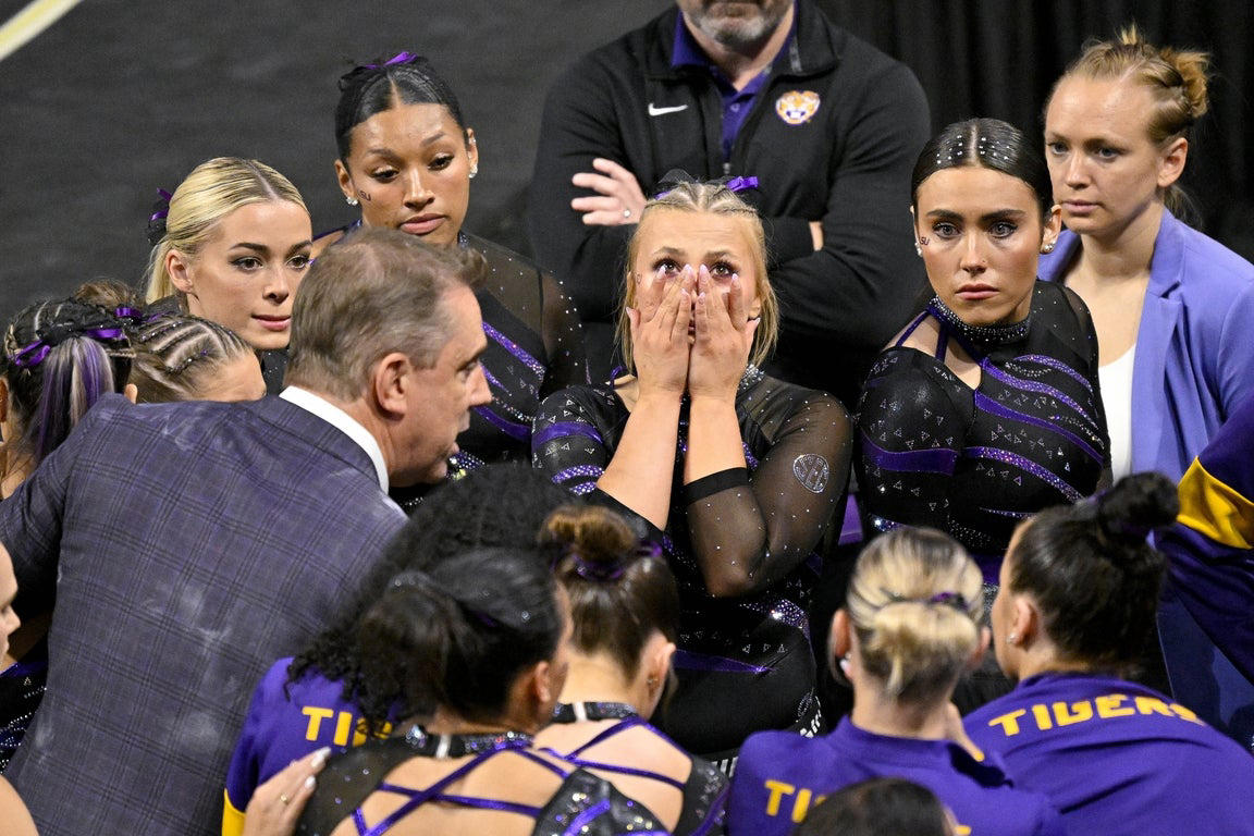 Incredible photos from the 2025 NCAA gymnastics championship tournament