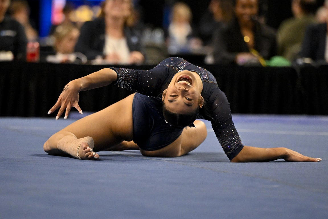 Incredible photos from the 2025 NCAA gymnastics championship tournament