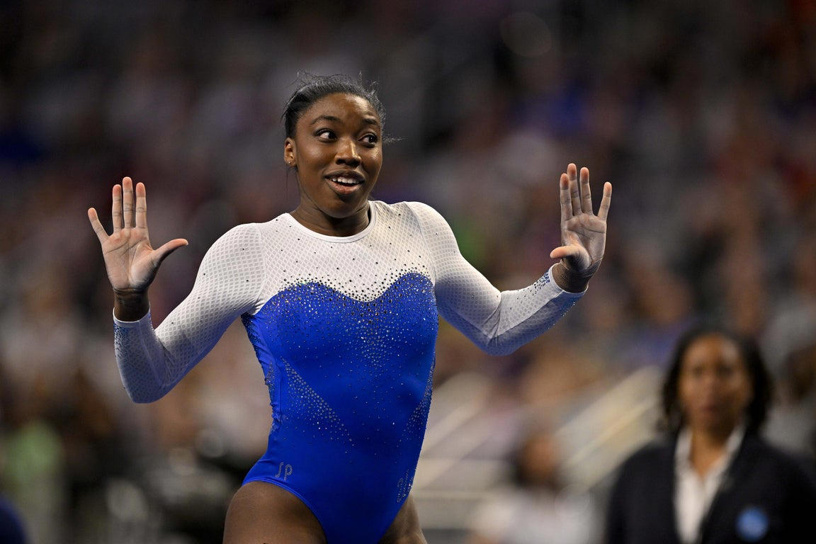 Incredible photos from the 2025 NCAA gymnastics championship tournament