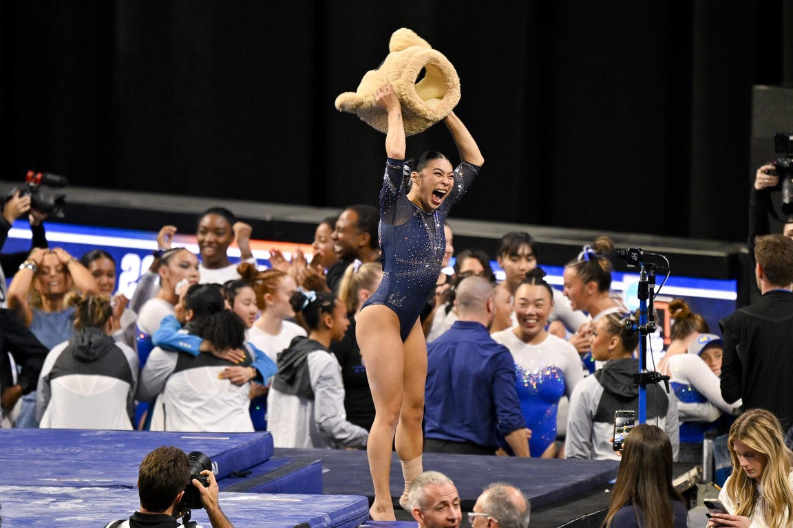 Incredible photos from the 2025 NCAA gymnastics championship tournament