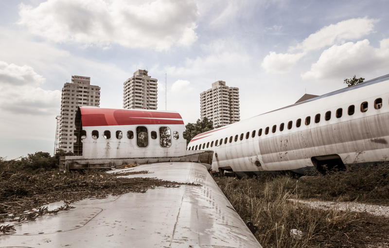 Thailand: location In fiction, From fiction to reality, Iceland: incident, Arizona: location, Victorville: location, Victorville: planes, Victorville: limited access, Russia: location, Thailand: location, Thailand: wreckage, Thailand: cabin, Indonesia: mystery, Indonesia: tourism, United Arab Emirates: mystery, Bulgaria: inside