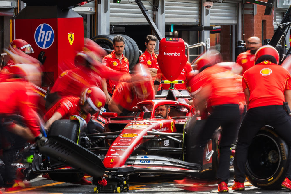 15. Ferrari – 1.97 seconds (Sebastian Vettel, USA GP 2019) 15. Ferrari – 1.97 seconds (Sebastian Vettel, USA GP 2019), 13. Ferrari – 1.95 seconds (Charles Leclerc, Austrian GP 2024), 12. Red Bull Racing – 1.95 seconds (Sergio Pérez, Miami GP 2024), 9. Williams – 1.92 seconds (Felipe Massa, European GP 2016), 8. Red Bull Racing – 1.91 seconds (Pierre Gasly, British GP 2019), 7. McLaren – 1.90 seconds (Oscar Piastri, Mexican GP 2024), 5. Red Bull Racing – 1.88 seconds (Max Verstappen, German GP 2019), 4. Red Bull Racing – 1.86 seconds (Alex Albon, Portuguese GP 2020), 3. Red Bull Racing – 1.86 seconds (Max Verstappen, Russian GP 2020)