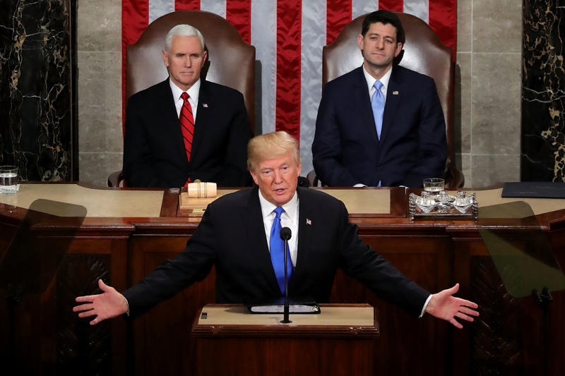 George Washington (1789-1797) chopped down a cherry tree...and then confessed, John Adams (1797-1801) was a monarchist, Thomas Jefferson (1801-1809) introduced ice cream in America, James Monroe (1817-1825) was the brains behind the Monroe Doctrine, William Henry Harrison (1841) caught pneumonia at his inauguration and died, James Polk (1845-1849) banned alcohol from the White House, Millard Fillmore (1850-1853) was a Mormon, James Buchanan (1857-1861) was a lifetime bachelor, Andrew Johnson (1865-1869) was kicked out of office, Rutherford B. Hayes (1877-1881) was a teetotaler, Chester A. Arthur (1881-1885) was born in Ireland, Benjamin Harrison (1889-1893) signed the Declaration of Independence, William McKinley (1897-1901) died immediately after being shot, William Howard Taft (1909-1913) got stuck in a bathtub, Warren Harding (1921-1923) had no children, Calvin Coolidge (1923-1929) was a bit boring, Herbert Hoover (1929-1933) naming the Hoover Dam was welcomed by everyone, Franklin D. Roosevelt (1933-1945) couldn’t drive, Dwight Eisenhower (1953-1961) was the only Ike in the family, John F. Kennedy's (1961-1963) assassination was the only attempt on his life, Richard Nixon (1969-1974) was impeached, Gerald Ford (1974-1977) was related to Henry Ford, Jimmy Carter (1977-1981) founded Habitat for Humanity, Ronald Reagan (1981-1989) was supposed to star as Rick Blaine in 'Casablanca' (1942), George H. W. Bush (1989-1993) banned broccoli from Air Force One, Bill Clinton (1993-2001) attended WrestleMania X, George W. Bush's (2001-2009) head was intentionally featured in 'Game of Thrones', Barack Obama (2009-2017) chartered a private jet for his dog