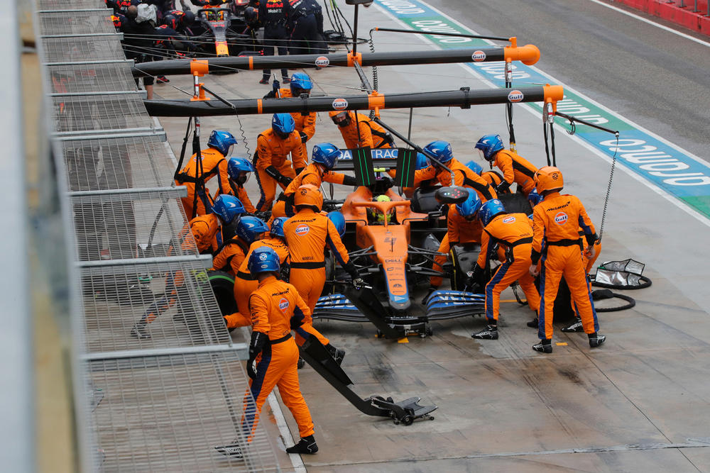 7. McLaren – 1.90 seconds (Oscar Piastri, Mexican GP 2024) 15. Ferrari – 1.97 seconds (Sebastian Vettel, USA GP 2019), 13. Ferrari – 1.95 seconds (Charles Leclerc, Austrian GP 2024), 12. Red Bull Racing – 1.95 seconds (Sergio Pérez, Miami GP 2024), 9. Williams – 1.92 seconds (Felipe Massa, European GP 2016), 8. Red Bull Racing – 1.91 seconds (Pierre Gasly, British GP 2019), 7. McLaren – 1.90 seconds (Oscar Piastri, Mexican GP 2024), 5. Red Bull Racing – 1.88 seconds (Max Verstappen, German GP 2019), 4. Red Bull Racing – 1.86 seconds (Alex Albon, Portuguese GP 2020), 3. Red Bull Racing – 1.86 seconds (Max Verstappen, Russian GP 2020)