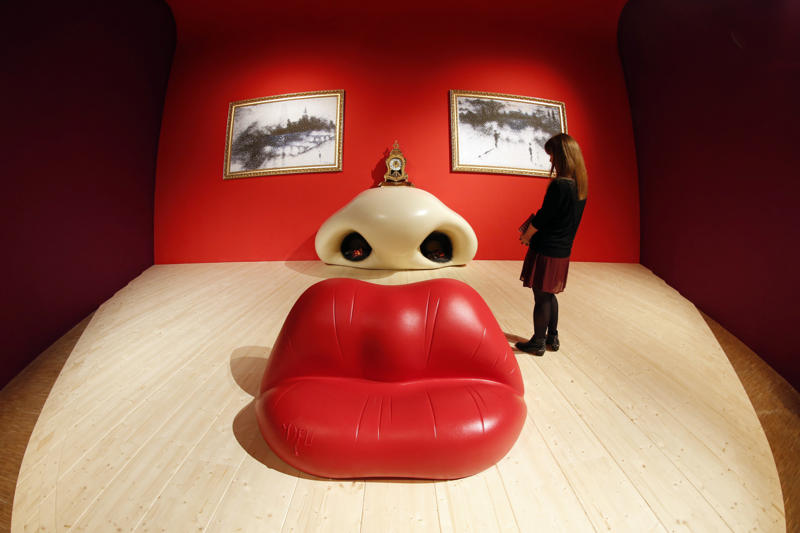 Surreal room Artistic photo, Giant rock, Canine protest, World of chairs, Animal head, Distortion, Big head, Miniatures, Levitation, Cut off feet, Surreal room