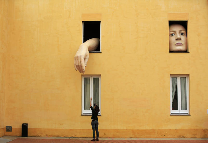 Artistic photo Artistic photo, Giant rock, Canine protest, World of chairs, Animal head, Distortion, Big head, Miniatures, Levitation, Cut off feet, Surreal room
