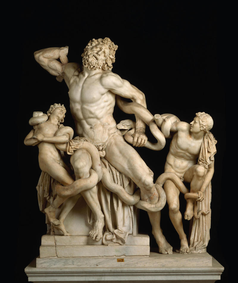 Venus of Willendorf, 28,000–25,000 BCE, Bust of Nefertiti, 1345 BCE, Discobolus by Myron, 460-450 BCE, Laocoön and His Sons, 2nd century BCE, Venus de Milo, 2nd century BCE, Winged Victory of Samothrace, 2nd century BCE, Equestrian Statue of Marcus Aurelius, 175 CE, Pietà by Michelangelo, 1498–1499, Moses by Michelangelo, 1513-1515, Apollo and Daphne by Gian Lorenzo Bernini, 1622-1625, Perseus with the Head of Medusa by Antonio Canova, 1804–1806, The Kiss by Auguste Rodin, 1882, The Burghers of Calais by Auguste Rodin, 1884–1889, Statue of Liberty by Frédéric Auguste Bartholdi, 1886, The Thinker by Auguste Rodin, 1904, Unique Forms of Continuity in Space by Umberto Boccioni, 1913, The Little Mermaid by Edvard Eriksen, 1913, L’Air by Aristide Maillol, 1938, Spider by Louise Bourgeois, 1996