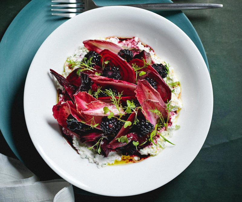 Best beetroot salad recipes,          Beetroot salad with feta and lentils      ,          Beetroot salad with sweet and sour dressing      ,          Lemon-scented labneh with fig and beetroot      ,          Smashed beetroot, quinoa, egg and avocado salad      ,          Beetroot and ham salad with sour cherry dressing      ,          Beetroot, chickpea and za’atar salad      ,          Beetroot and orange salad with sumac dressing      ,          Warm cauliflower, chickpea and beetroot salad      ,          Damien Pignolet’s cauliflower, beetroot and celeriac salad with horseradish cream      ,          Kelda Haines’s goat’s cheese, beetroot and blackberry salad      ,          Crunchy beetroot and mint salad with labne      ,          Salad of pork rillettes, scratchings, potato and beetroot      ,          Beetroot salad with barley and hazelnut      , More beetroot recipes,          Alanna Sapwell’s smoked beetroot, agrodolce and hazelnuts      ,          Persian red lentil soup with tahini, beetroot and fried mint      ,          Roasted beetroot carpaccio      ,          Shawarma-spiced roast lamb leg with beetroot sauce      ,          The ultimate salad sandwich      ,          How to make salmon gravlax      ,          Supermaxi’s battered beetroot and cauliflower      ,          Steak with sweet and sour beetroot and horseradish crème fraiche      ,          Beetroot leaf ravioli with ricotta salata and herb sauce      ,          Slow-roasted pork shoulder panini with parsley mayo and pickled beetroot      ,          Pepper-crusted beef rib with beetroot and wilted beetroot greens      ,          Truffled pork pies with watercress and beetroot salad      ,          Duck with Jerusalem artichokes, beetroot and red wine      ,          Roast baby beetroot, goat’s curd and rosemary tart      ,          Beetroot-cured ocean trout with buttermilk and soft herbs      ,          Frank Camorra’s calamari cooked in olive oil with spiced beetroot salad      ,          Carpaccio of kangaroo with beetroot and native fruits      ,          Quinoa pilaf with beetroot, egg and tahini yoghurt      ,          Grilled tongue sandwiches with charred onion and pickled beetroot      ,          Grant Achatz’s grilled prawns and beetroot with chilli and smouldering cinnamon      ,          Lentil and speck soup with beetroot slaw      ,          Beetroot kebabs with labne and dukkah      ,          Burnt beetroot carpaccio      ,          Analiese Gregory’s roasted beetroot with bottarga and crème fraîche      ,          Burrata with balsamic buttered beetroot, vincotto and rosemary      ,          Colin Fassnidge’s beetroot brownies with ginger crème fraîche      