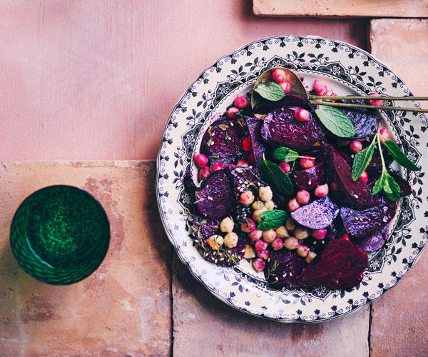 Best beetroot salad recipes,          Beetroot salad with feta and lentils      ,          Beetroot salad with sweet and sour dressing      ,          Lemon-scented labneh with fig and beetroot      ,          Smashed beetroot, quinoa, egg and avocado salad      ,          Beetroot and ham salad with sour cherry dressing      ,          Beetroot, chickpea and za’atar salad      ,          Beetroot and orange salad with sumac dressing      ,          Warm cauliflower, chickpea and beetroot salad      ,          Damien Pignolet’s cauliflower, beetroot and celeriac salad with horseradish cream      ,          Kelda Haines’s goat’s cheese, beetroot and blackberry salad      ,          Crunchy beetroot and mint salad with labne      ,          Salad of pork rillettes, scratchings, potato and beetroot      ,          Beetroot salad with barley and hazelnut      , More beetroot recipes,          Alanna Sapwell’s smoked beetroot, agrodolce and hazelnuts      ,          Persian red lentil soup with tahini, beetroot and fried mint      ,          Roasted beetroot carpaccio      ,          Shawarma-spiced roast lamb leg with beetroot sauce      ,          The ultimate salad sandwich      ,          How to make salmon gravlax      ,          Supermaxi’s battered beetroot and cauliflower      ,          Steak with sweet and sour beetroot and horseradish crème fraiche      ,          Beetroot leaf ravioli with ricotta salata and herb sauce      ,          Slow-roasted pork shoulder panini with parsley mayo and pickled beetroot      ,          Pepper-crusted beef rib with beetroot and wilted beetroot greens      ,          Truffled pork pies with watercress and beetroot salad      ,          Duck with Jerusalem artichokes, beetroot and red wine      ,          Roast baby beetroot, goat’s curd and rosemary tart      ,          Beetroot-cured ocean trout with buttermilk and soft herbs      ,          Frank Camorra’s calamari cooked in olive oil with spiced beetroot salad      ,          Carpaccio of kangaroo with beetroot and native fruits      ,          Quinoa pilaf with beetroot, egg and tahini yoghurt      ,          Grilled tongue sandwiches with charred onion and pickled beetroot      ,          Grant Achatz’s grilled prawns and beetroot with chilli and smouldering cinnamon      ,          Lentil and speck soup with beetroot slaw      ,          Beetroot kebabs with labne and dukkah      ,          Burnt beetroot carpaccio      ,          Analiese Gregory’s roasted beetroot with bottarga and crème fraîche      ,          Burrata with balsamic buttered beetroot, vincotto and rosemary      ,          Colin Fassnidge’s beetroot brownies with ginger crème fraîche      