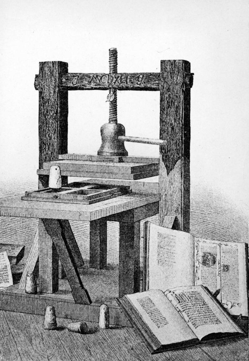 The printing press The steam engine, The railroad, The wheel, The refrigerator, The compass, The automobile, Gasoline, The telegraph machine, The telephone, Pasteurization, Antibiotics, The printing press, The banknote, Hand tools, The computer