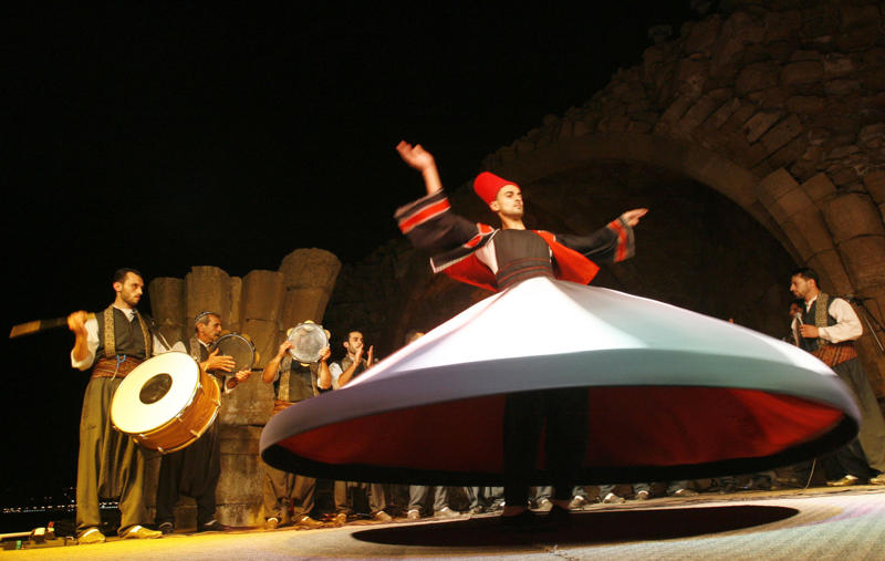 Whirling dervish - Turkey Cossack dancing - Ukraine, Whirling dervish - Turkey, Waltz - Vienna, Step dancing - Ireland, Dragon dance - China, Kabuki - Japan, Bharatanatyam - India, Capoeira - Brazil, Morris dancing - England, Kathak - India, Court dance - Korea, Maypole dance - Sweden, Indlamu - South Africa, Jarabe Tapatio - Mexico, Schuhplattler - Germany