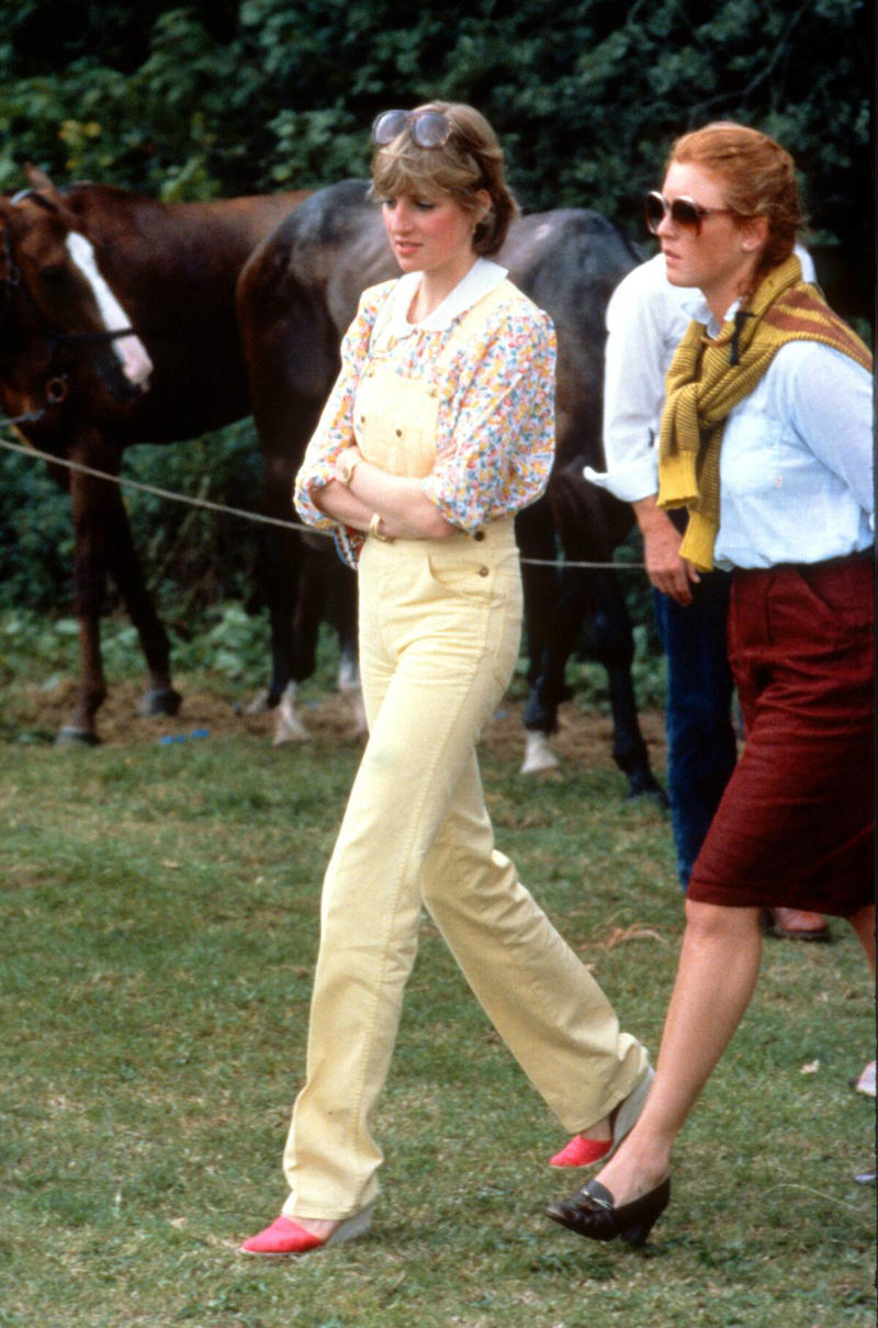 Overalls Vivid Colors, Early Hip Hop Styles, Big Hair, The Post-punk Aesthetic, Turtlenecks, Friends Wearing Matching Outfits, The Jazzercise Look, Shoulder Pads Fit For Linebackers, Jeans And Pants With High Waistlines, Stark Black and White, Short Shorts, Tights And Leotards, Streamlined Athletic Attire, Off-The-Shoulders Tops, Leggings For Aerobics And Style, Spiky Women's Hair, Sequinned Wardrobes, Tassels On Everything, The New York Aesthetic, T-Shirts With Graphics, Gigantic Sunglasses, Big Hair and Pastels, Fashion Gloves, Leather Dresses, Louis Vuitton Jackets And Accessories, Pop Music Went Punk, Cowboy Boots Worn Off The Ranch, Lingerie Worn As Part Of An Outfit, Gawdy Pearls And Jewelry, Real And Faux Feathers, Pouffy and Puffy Accessories, 2-Piece Skirt Suits, Preppy Dressing, Thick Belts With Mini Skirts, Double Blue Denim Outfits, High Top Sneakers And Thick Socks, Acid-Wash Jeans, Fingerless Neon Gloves, Scrunchies, Oversized Earrings In Bright Neon Colors, Ripped Knees On Jeans And Pants, Athletic Tops And Tanks, Knee-High Socks, Ankle Boots, Overalls, Track Suits And Windbreakers